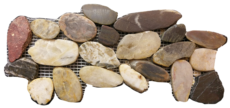 River Rock, Multi | Flat Pebbles