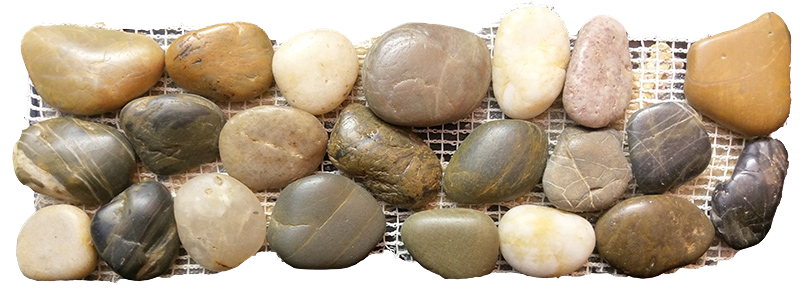 River Rock, Multi | Round Pebbles