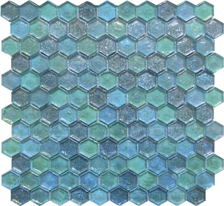 Veve40, Hexagon Blue Mix